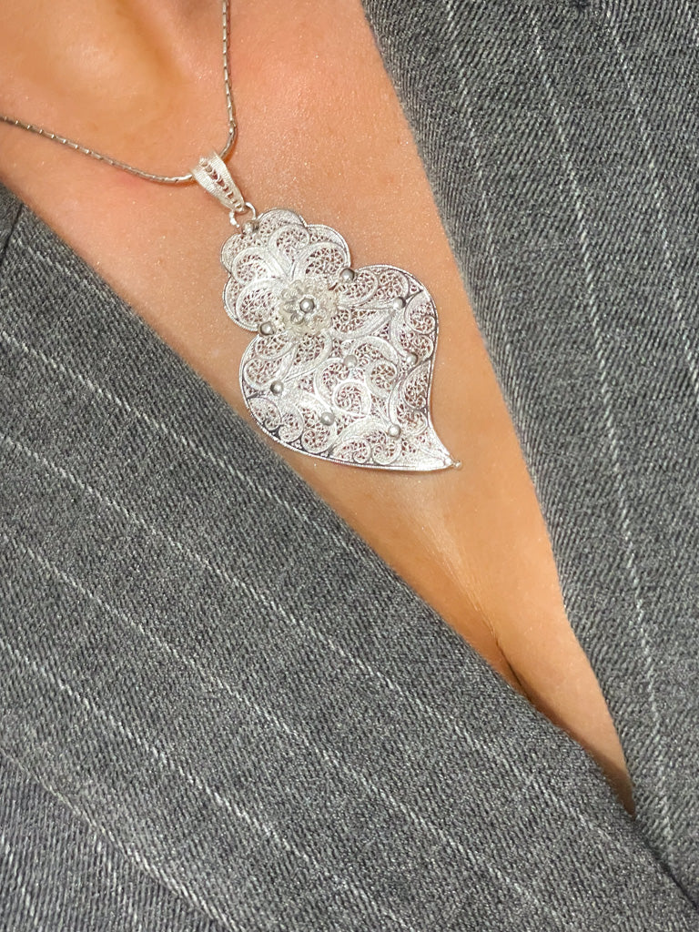 Pendentif coeur traditionnel Viana