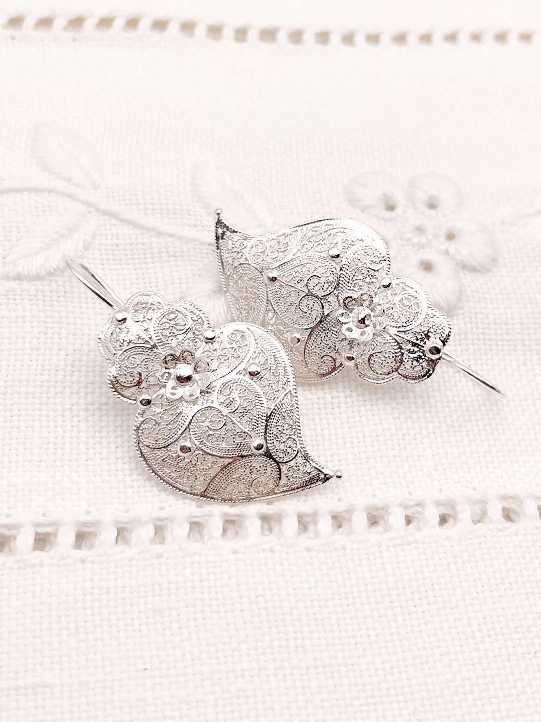 Boucles d'oreilles coeur Viana