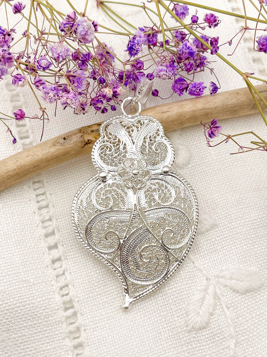 Pendentif coeur traditionnel Viana
