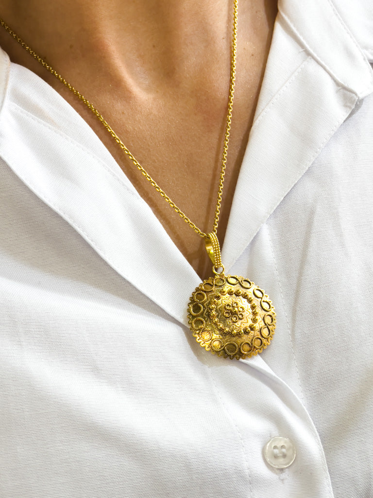 Ensemble de fil de cadenas et pendentif Dante