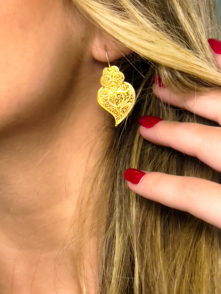 Boucles d'oreilles Coeur de Viana