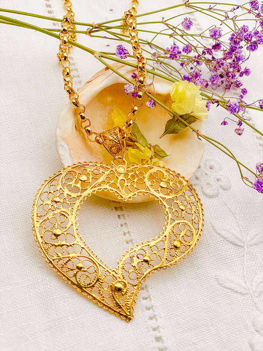 Open Heart Necklace