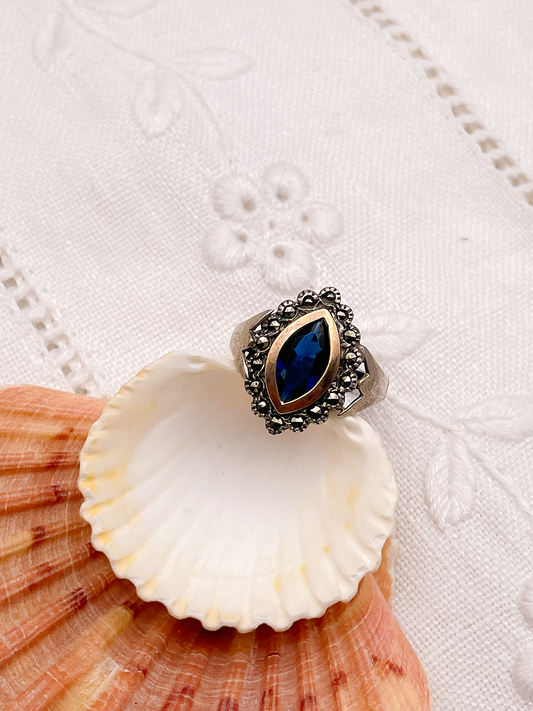 Peacock Blue Ring