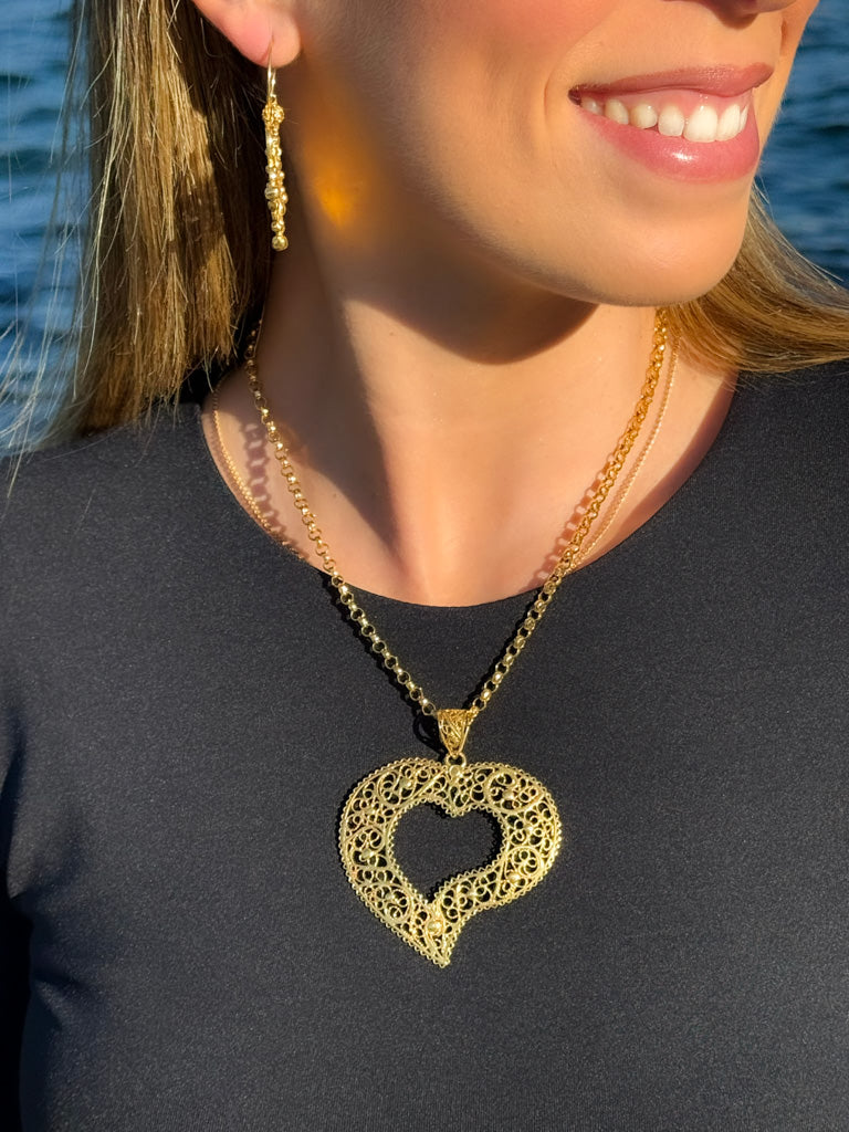 Collier Coeur Ouvert