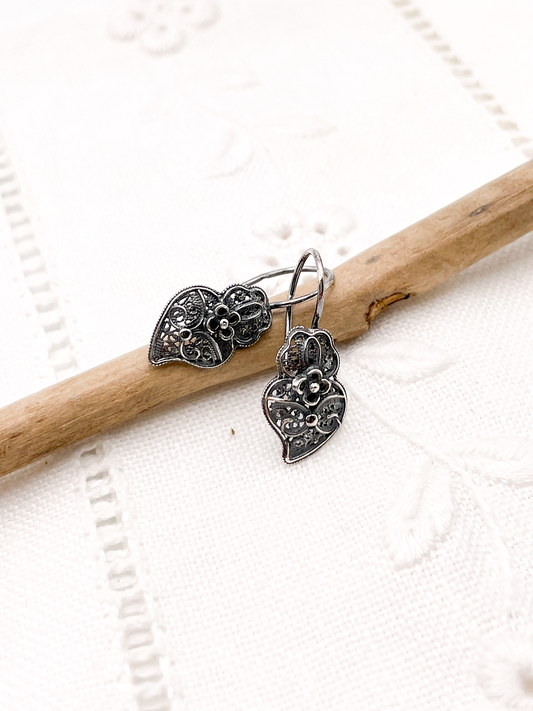 Boucles d'oreilles coeur Viana