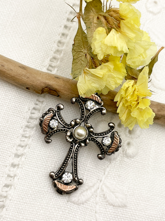 Crucifix of Saint Peter with Marcasites